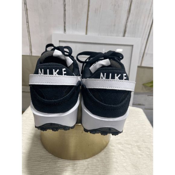 Nike Men's Waffle Debut Sneakers - Black/White 8 - Picture 4 of 10